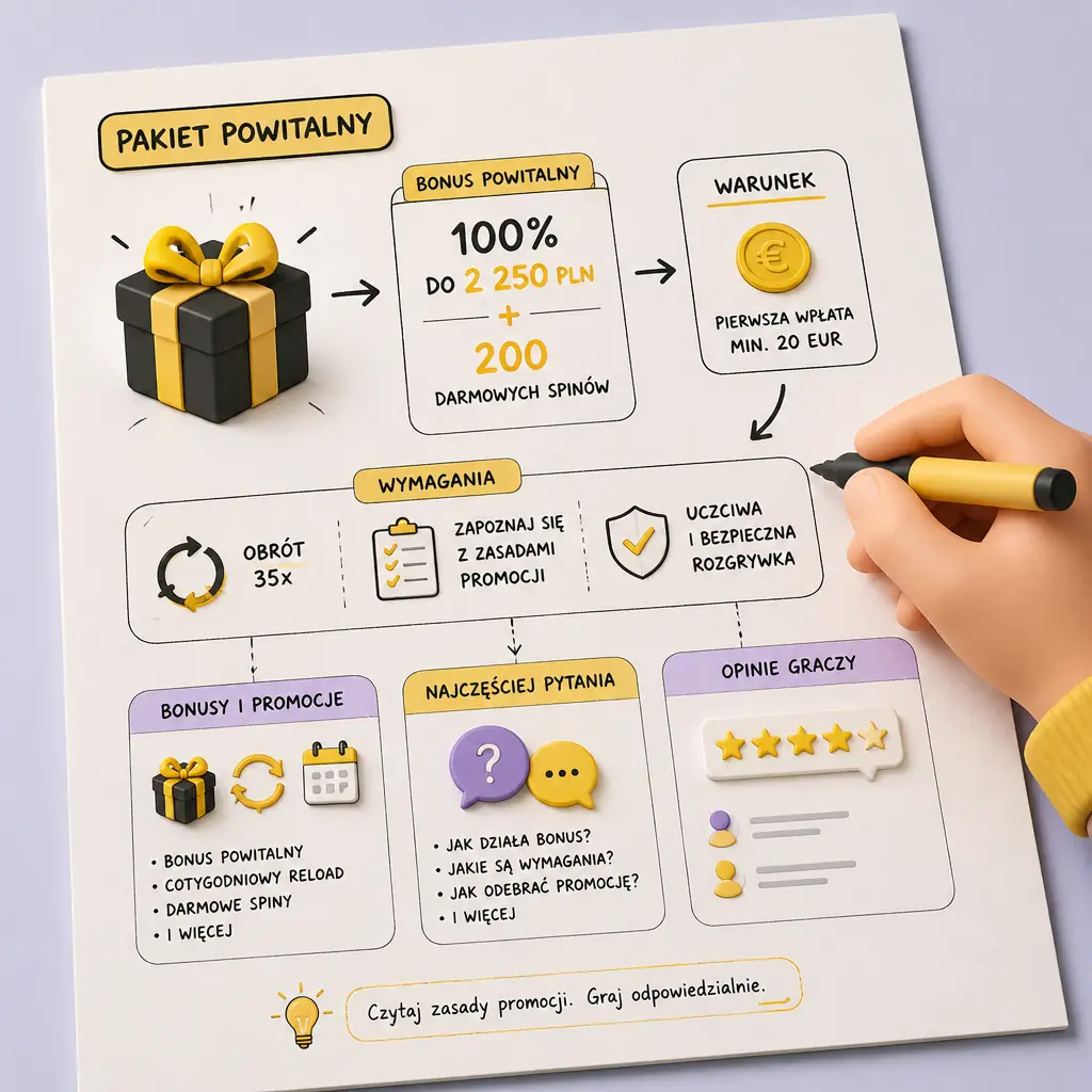 Spinsy Casino Bonus – oferta powitalna i promocje visual guide for Spinsy Casino